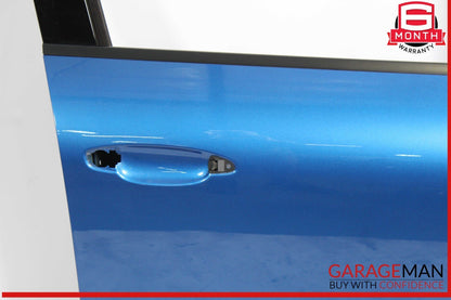 15-24 Porsche Macan 95B Front Right Passenger Side Door Shell Blue OEM