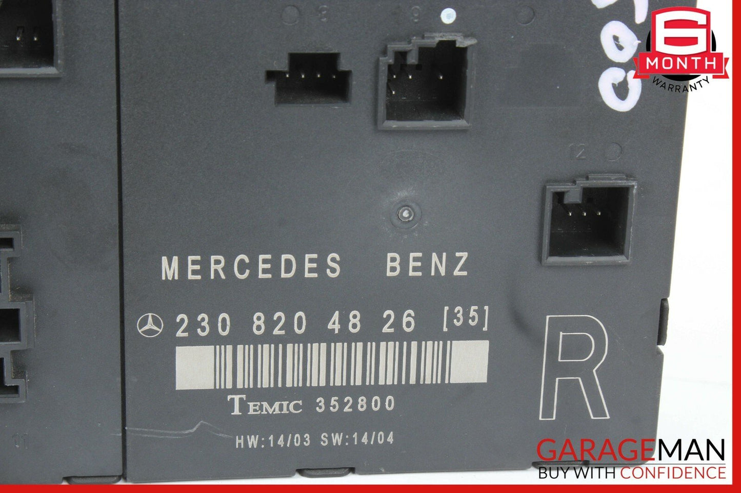 03-08 Mercedes R230 SL600 SL550 Right Side Door Control Module 2308204826 OEM