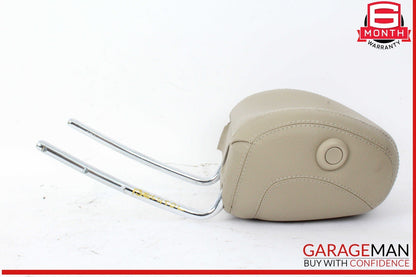 12-15 Mercedes X166 GL450 GL550 ML350 Front Seat Headrest Head Rest Beige OEM