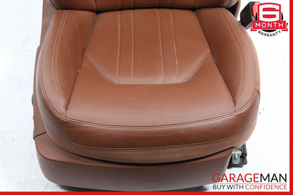 14-17 Maserati Ghibli Front Right Side Complete Seat Cushion Assembly Brown