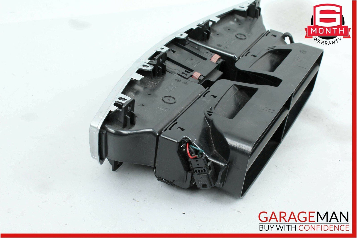 07-13 Mercedes W221 S550 S600 Dashboard Center Dash A/C Air Vent Trim Clock OEM