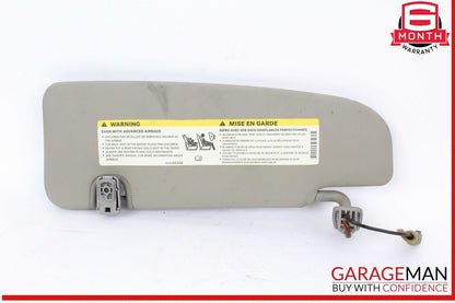 17-22 Alfa Romeo Giulia Front Right Passenger Side Sun Visor Sunvisor Gray OEM