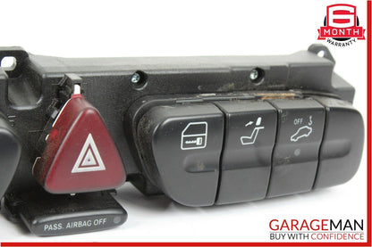 01-04 Mercedes CLK320 C240 Dashboard Dash Hazard Light Switch Controller Panel