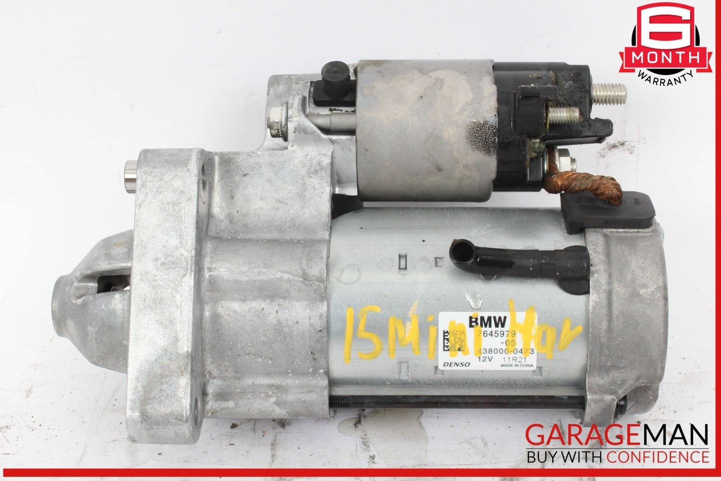 14-19 Mini Cooper Engine Starter Motor 7645979 OEM