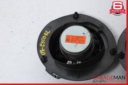07-09 Mercedes W211 E350 Rear Right & Left Side Door Audio Speakers Set of 2 Pc