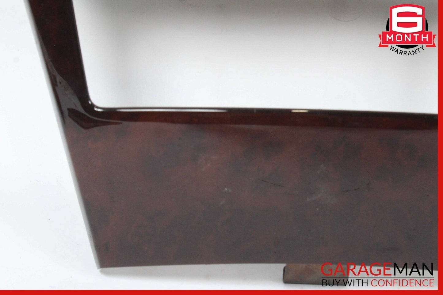 07-14 Mercedes W216 CL550 Center Console Command Unit Radio Bezel Trim Wood OEM