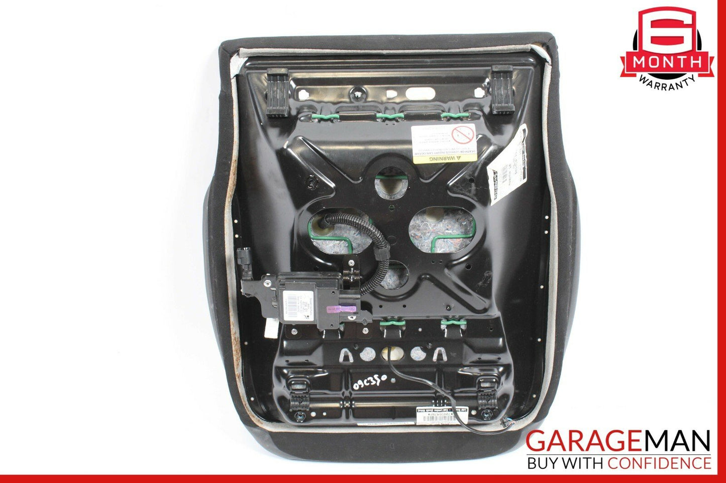 08-14 Mercedes W204 C250 C300 Front Right Side Lower Bottom Seat Cushion Black