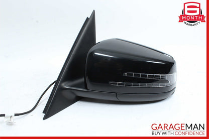 10-12 Mercedes X204 GLK350 Front Left Side Door Rear View Mirror Black OEM
