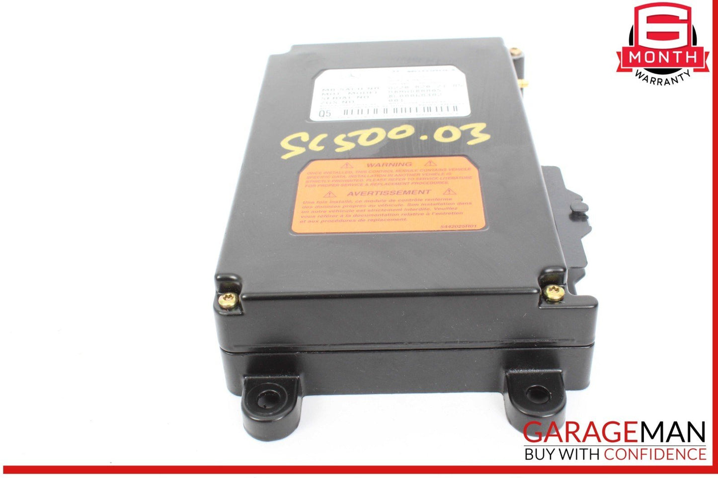 00-06 Mercedes R230 SL500 Voice Command Control Module 2208202185 OEM