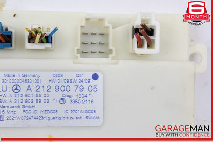 08-14 Mercedes W212 E550 C250 Keyless Go Entry Control Module Unit