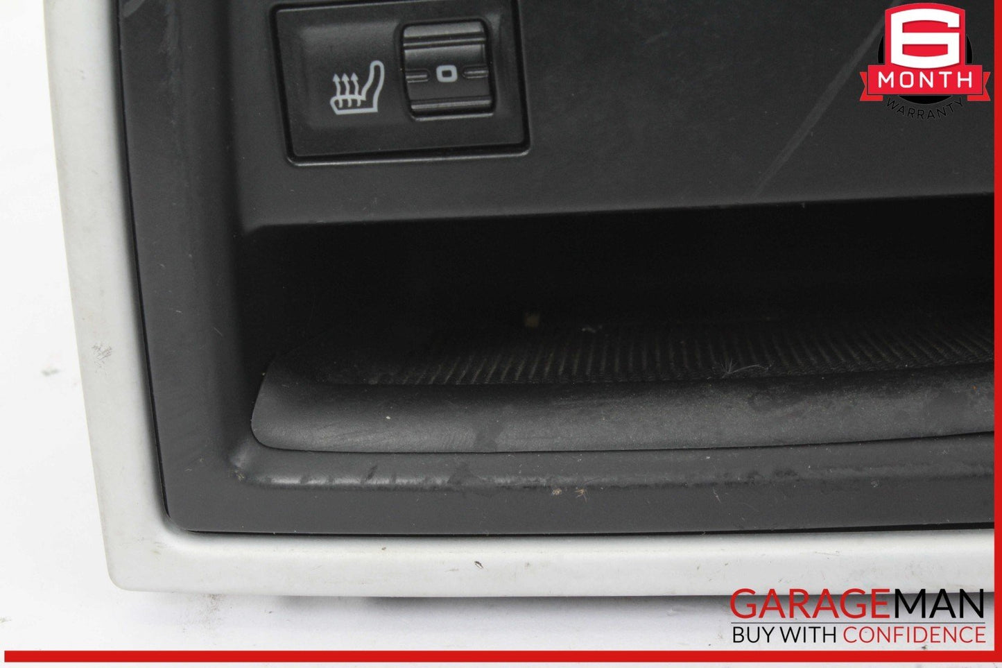 03-10 Porsche Cayenne 955 Rear Center Console Storage Tray Heated Seat Switches