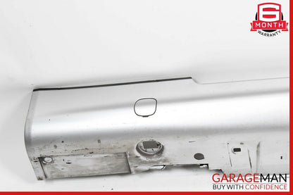 01-04 Mercedes R170 SLK230 Base Left Driver Rocker Panel Side Skirt Silver