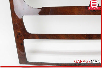 06-12 Mercedes X164 GL450 4MATIC Center Console Control Trim Panel Wood Bezel