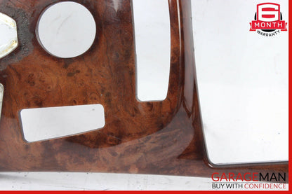 10-13 Mercedes W221 S550 S63 AMG Front Center Console Multi Function Trim Wood