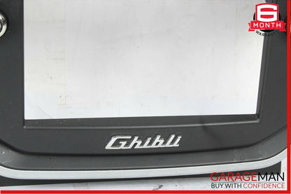 14-17 Maserati Ghibli Dash Display Bezel Frame Air Vent Trim Grille Assembly