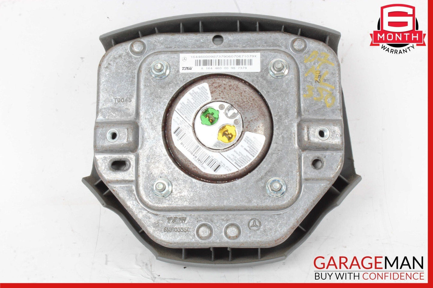 06-08 Mercedes W164 ML350 GL450 Driver Steering Wheel Airbag Air Bag OEM
