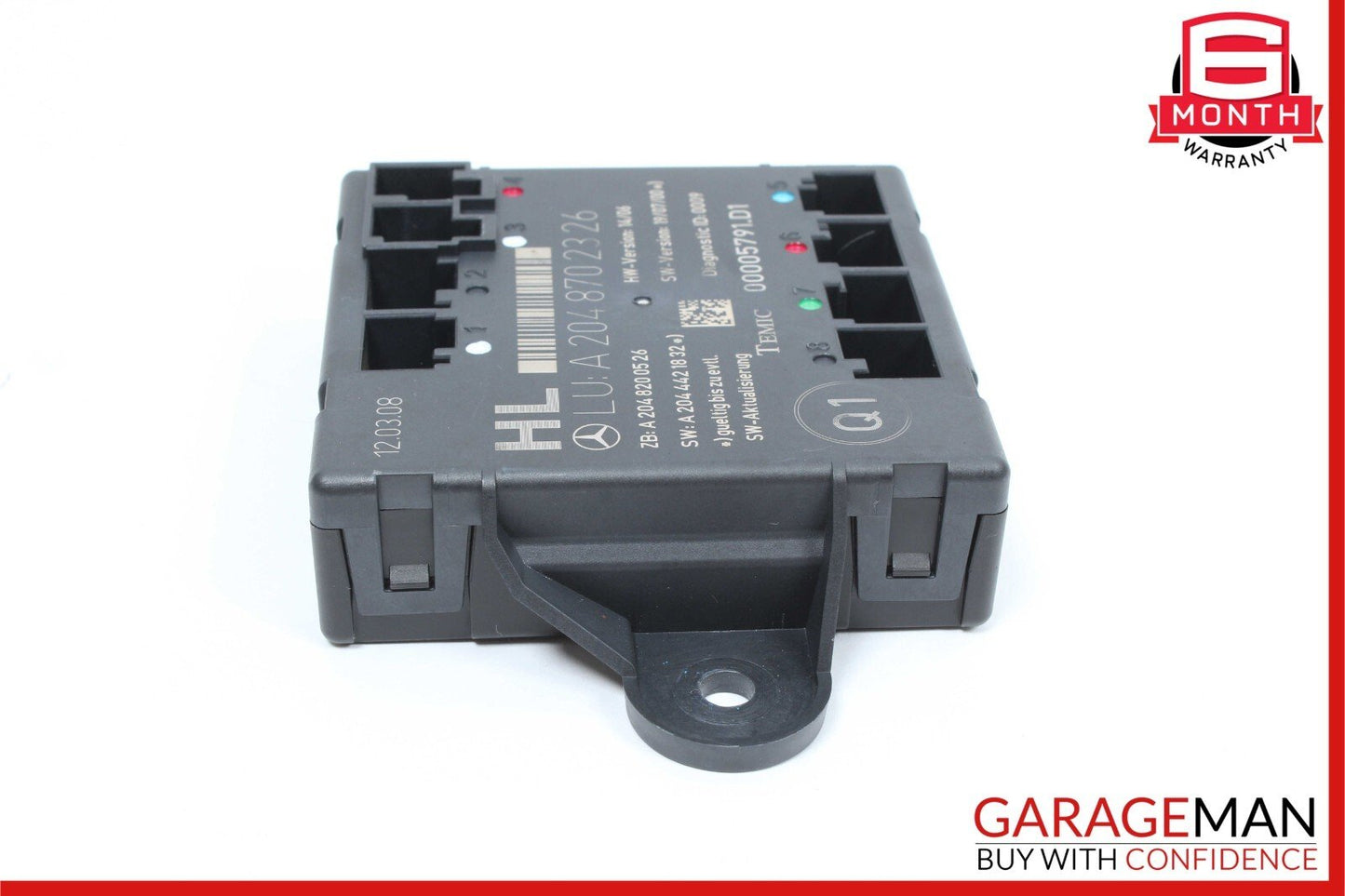 08-18 Mercedes W204 C300 CLS550 GLK350 Rear Left Side Door Control Module OEM