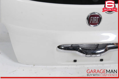 12-17 Fiat 500 Rear Trunk Lid Tailgate Liftgate Shell White OEM