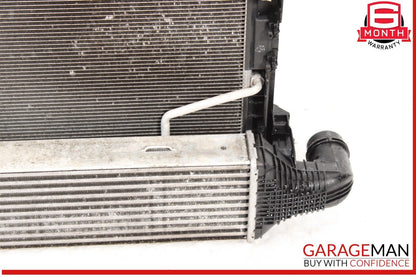 14-16 Mercedes W212 E250 Engine Motor Cooling Radiator A/C AC Condenser Assembly