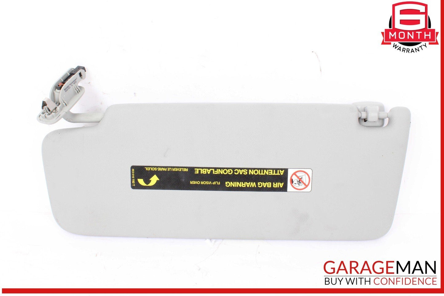 17-24 Audi A4 Front Right Passenger Side Sun Visor Sunvisor Gray 8H0010501 OEM