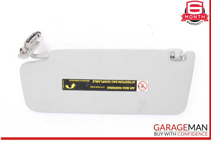 17-24 Audi A4 Front Right Passenger Side Sun Visor Sunvisor Gray 8H0010501 OEM