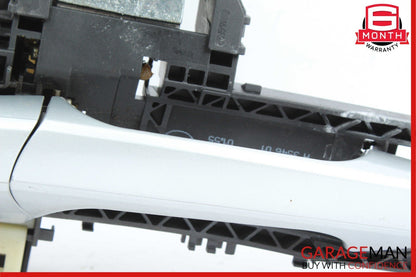 10-13 Mercedes W212 E350 E550 E63 AMG Front Left Exterior Door Handle Silver OEM