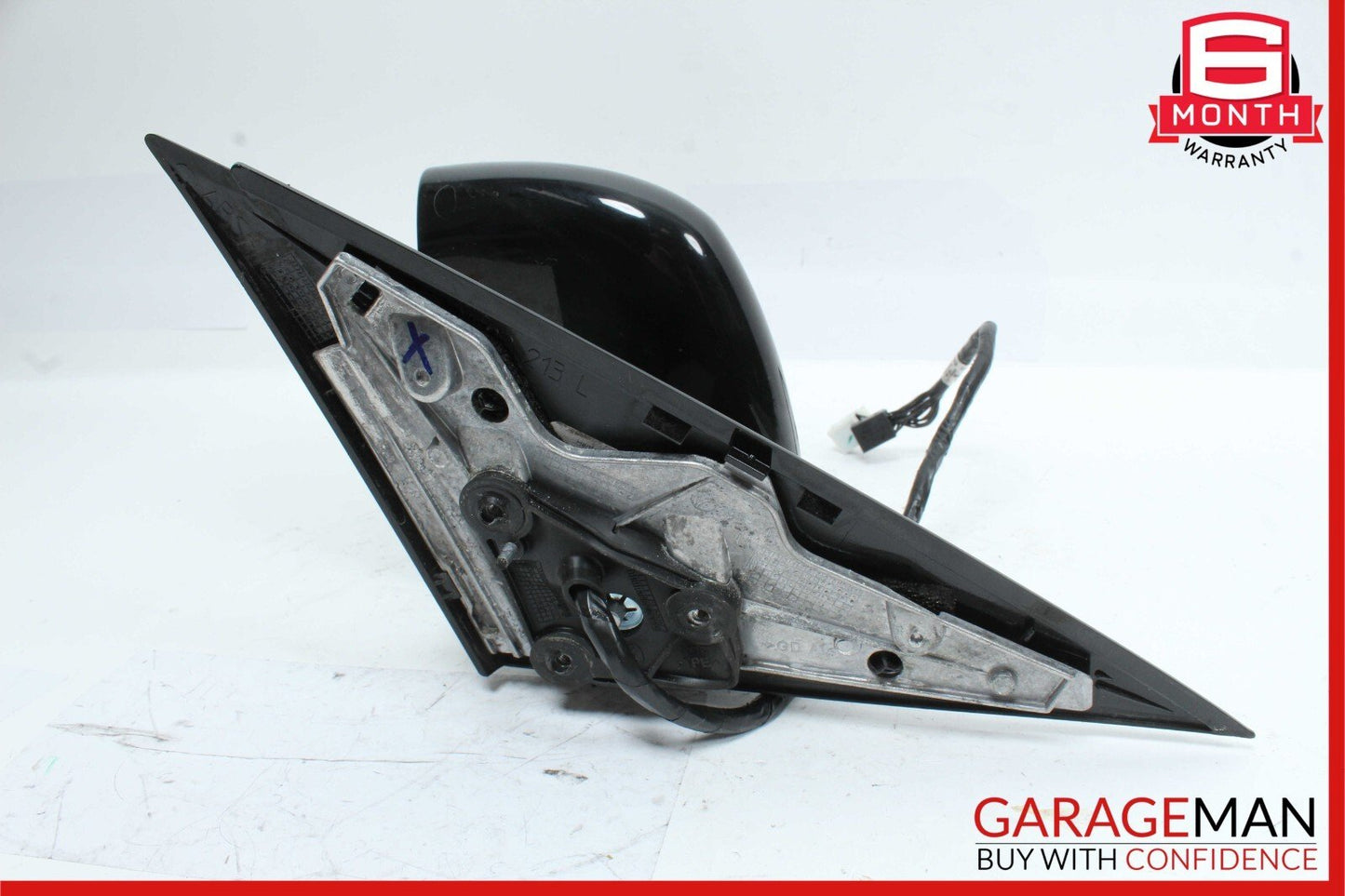 10-13 Mercedes W221 S550 S350 Front Left Side Mirror Door Rear View Black