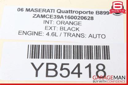 03-08 Maserati Quattroporte Dashboard Dash Control Switch Panel OEM