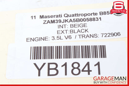 03-13 Maserati Quattroporte M139 Rear Right Side Door Lock Latch Actuator OEM