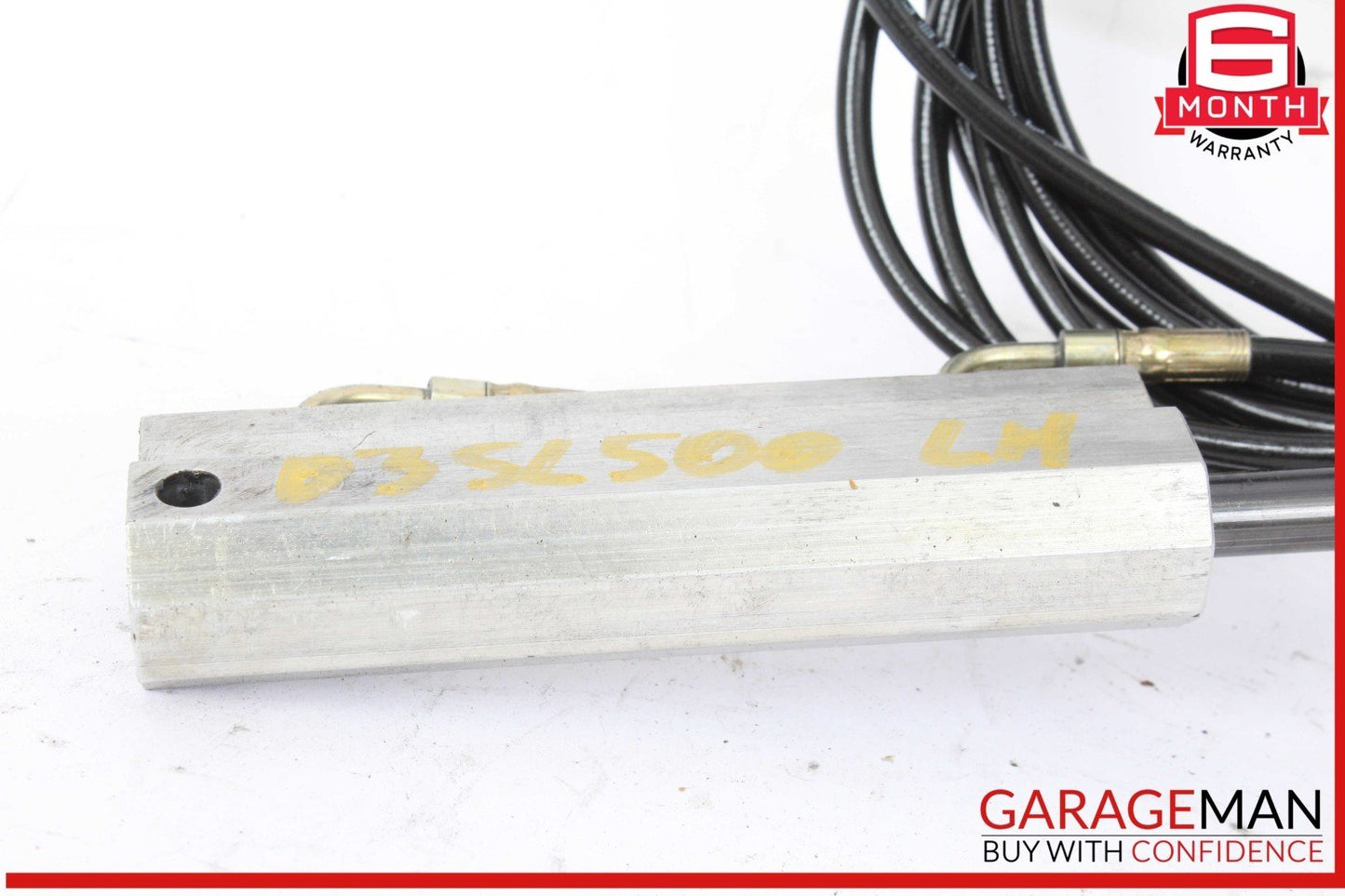 03-12 Mercedes R230 SL500 Convertible Trunk Frame Left Lock Cylinder OEM