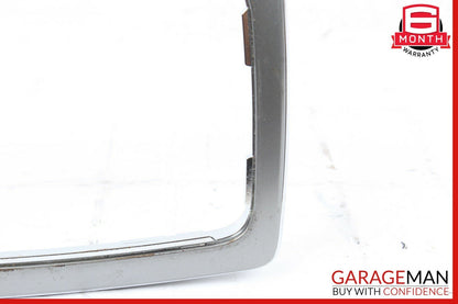 08-14 Mercedes C300 GLK350 E350 Center Console Shift Shifter Bezel Trim Silver