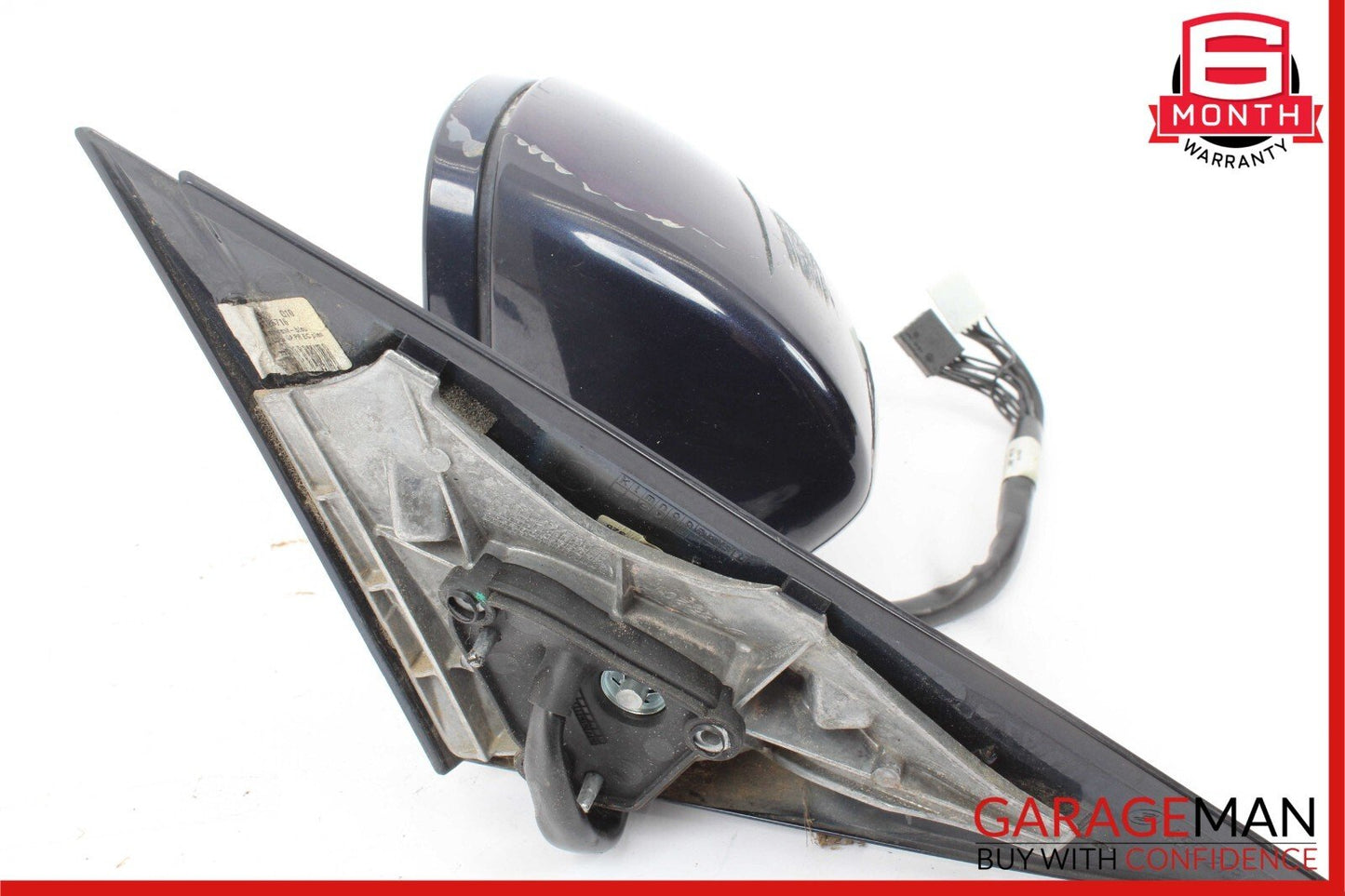 07-09 Mercedes W221 S550 Front Left Side Rear View Door Mirror Tanzanite Blue