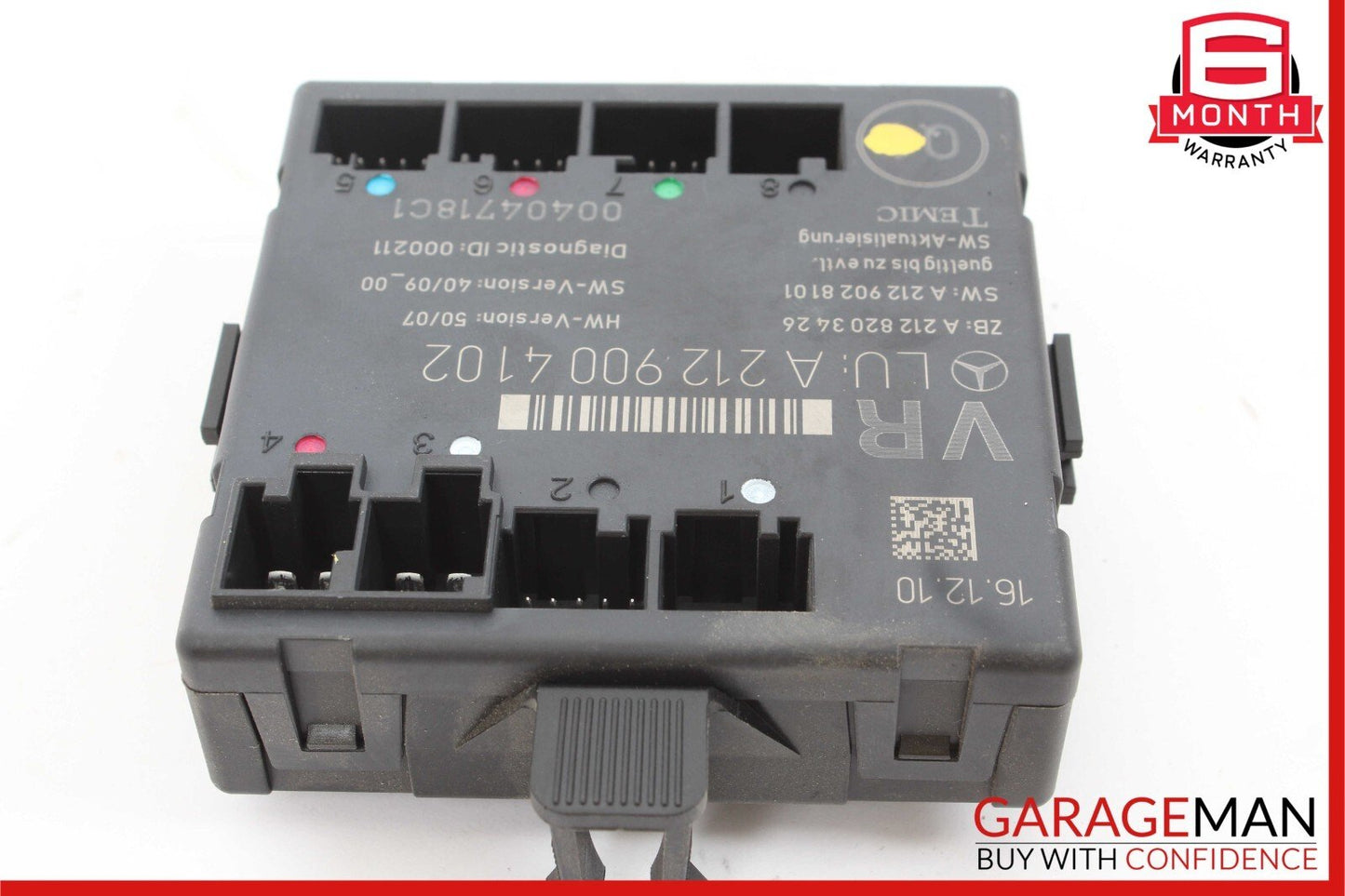 08-14 Mercedes W204 C300 C63 AMG Front Right Side Door Control Module Unit