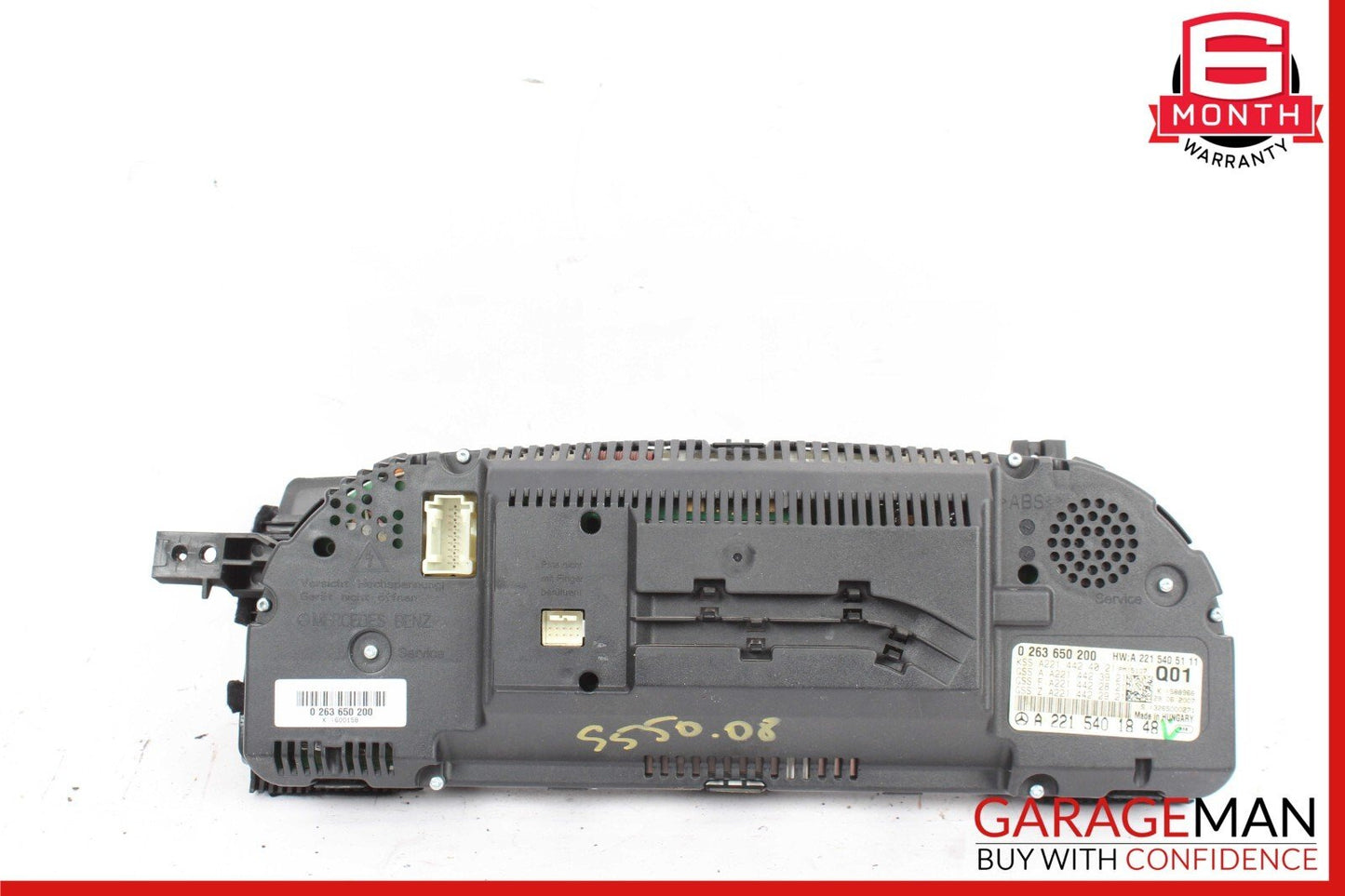 07-10 Mercedes W221 S550 S600 CL550 Instrument Cluster Speedometer OEM