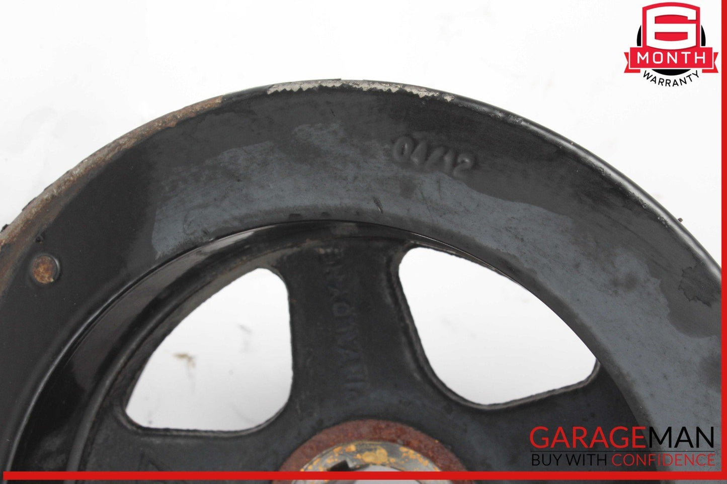 10-16 Porsche Cayenne 958 Engine Crankshaft Harmonic Balancer Crank Pulley OEM