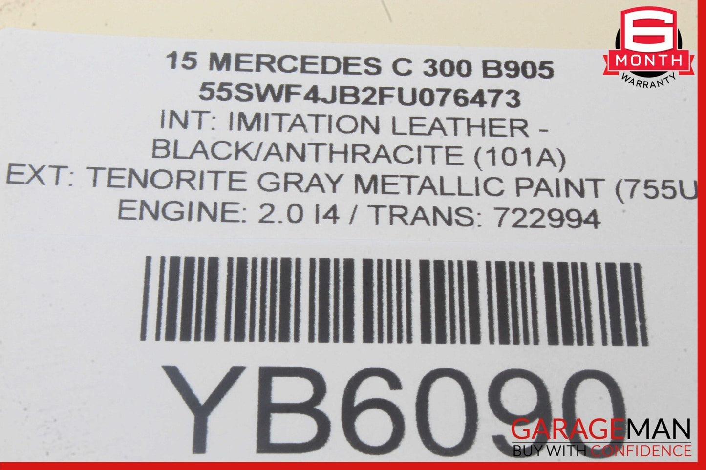 14-19 Mercedes W205 C300 S600 GLC350 S550 Keyless Go Entry Control Module OEM