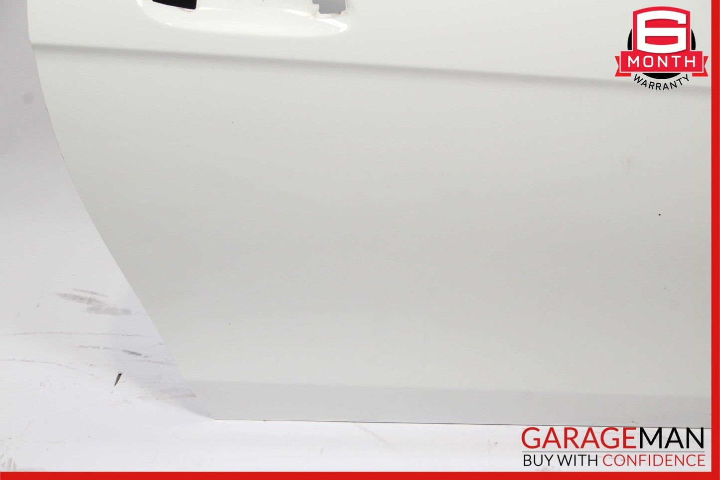 12-14 Mercedes W204 C350 Coupe Front Right Exterior Door Shell Frame Polar White
