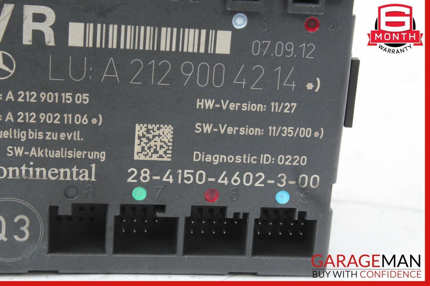 08-14 Mercedes R172 SLK350 C350 Front Right Side Door Control Module 2129004214