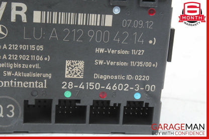 08-14 Mercedes R172 SLK350 C350 Front Right Side Door Control Module 2129004214