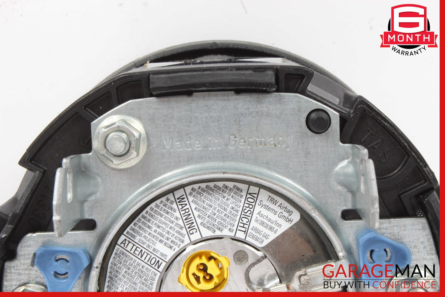11-14 Porsche Cayenne 958 S Steering Wheel Air Bag Airbag Gray OEM