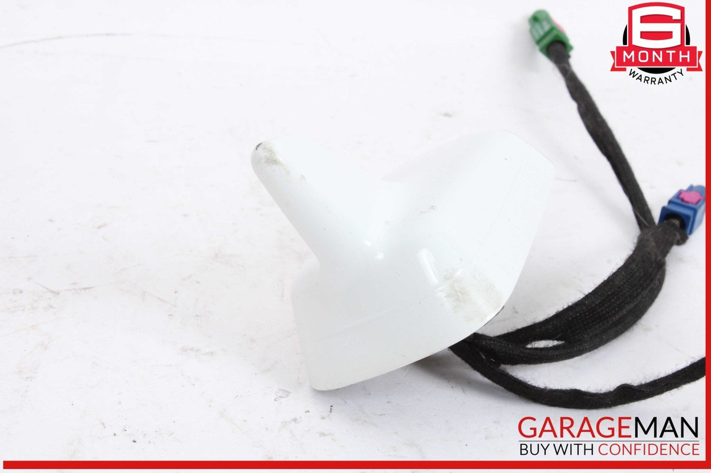13-17 Audi Q5 Rear Roof Upper Exterior Shark Fin Antenna 8R0035503G White OEM