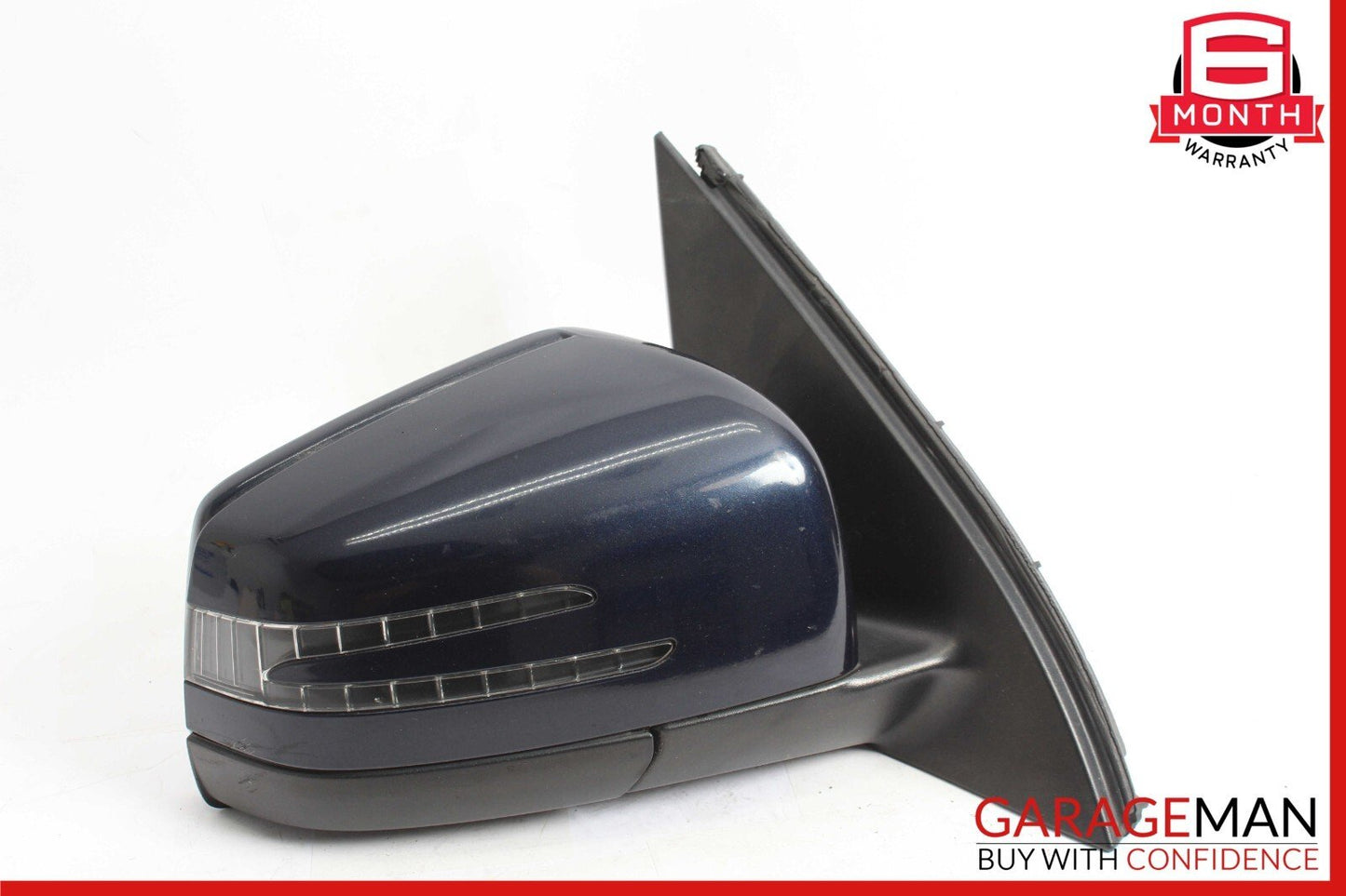 12-16 Mercedes X166 GL450 Front Right Side Mirror Glass Rear View w/ Blind Spot