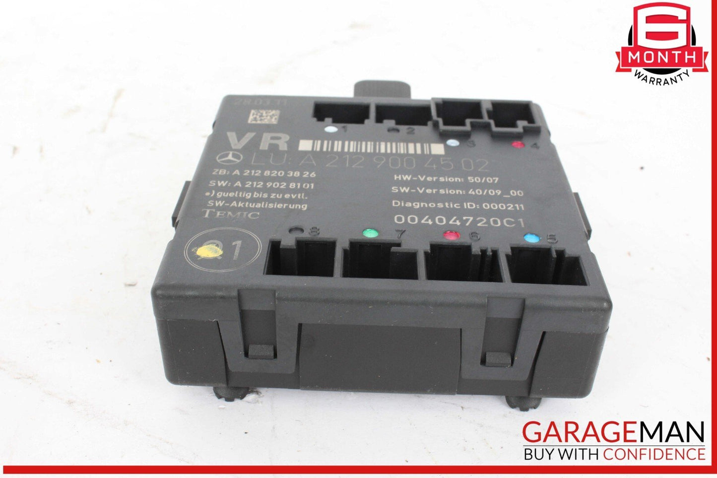 08-18 Mercedes W204 C250 E350 E400 Front Right Side Door Control Module Unit OEM