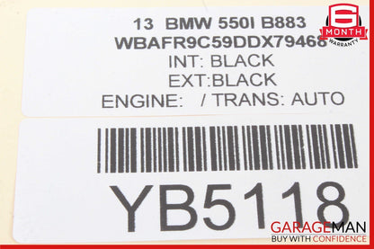 11-16 BMW 528i 535i 550i Parking Brake Computer Control Module OEM