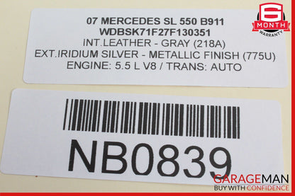 01-07 Mercedes R230 SL550 C230 CLK320 Anti Theft Alarm Module 2118209126 OEM