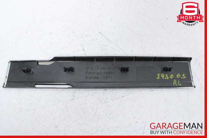 00-06 Mercedes W220 S430 S55 AMG Rear Left Side Door Step Sill Scuff Plate OEM
