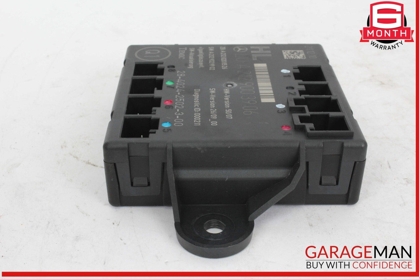 08-18 Mercedes W204 C300 Rear Left Driver Side Door Control Module OEM