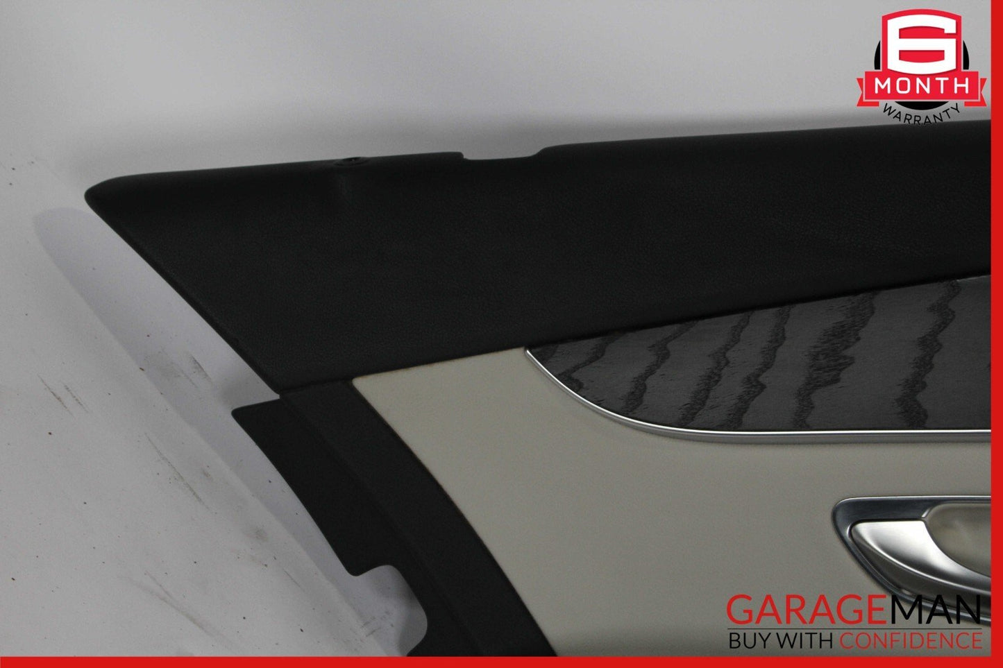 15-16 Mercedes W205 C300 C350e Rear Left Side Interior Door Panel Cover Grey
