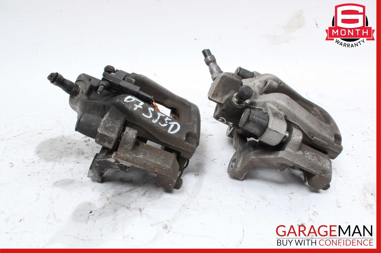 03-09 Mercedes R230 SL500 CL550 Rear Right & Left Brake Caliper Calipers Set OEM