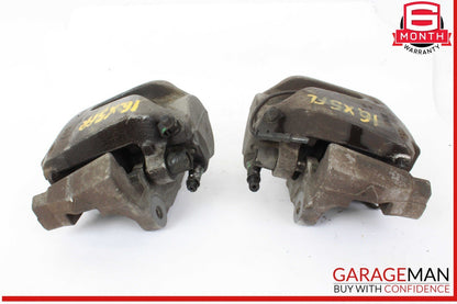 14-18 BMW X5 Front Left and Front Right Side Brake Caliper Calipers Set OEM